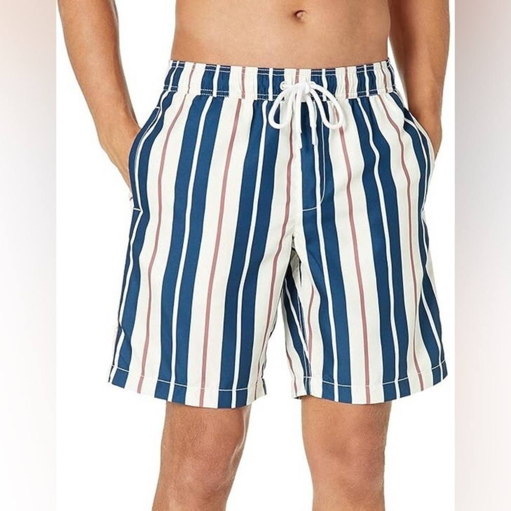 Striped Men's Swim Shorts